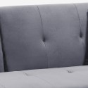 3-Sitzer-Schlafsofa aus Samtstoff mit Modernem Design Villolus 