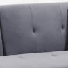 3-Sitzer-Schlafsofa aus Samtstoff mit Modernem Design Villolus 