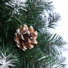 Weihnachtsbaum 180 cm verschneiter grüner geschmückt mit Poyakonda Kappen Angebot