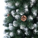 Weihnachtsbaum 180 cm verschneiter grüner geschmückt mit Poyakonda Kappen Sales