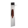 Moderner Wandgarderobe 2 Haken Aufbewahrung Weiß Hochglanz Leslie Angebot