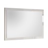 Moderner Spiegel 110x60 cm Wand Flur Rahmen Hochglanz Weiß Nadine Angebot