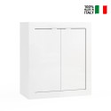 Willy Badezimmerschrank 2-türig, weiß glänzend, 70x35x78 cm Verkauf