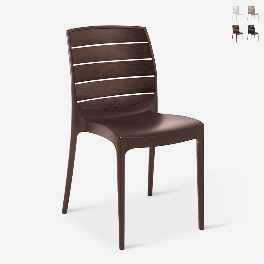 Stapelbarer Stuhl für Garten- und Restaurant Carmen Grand Soleil Verkauf