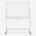 Weiße doppelseitige Magnettafel 120x90cm mit Rollen Albert L Aktion