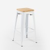 set hoher tisch 120x60cm 4 hocker küche  bar weiß holz galles Eigenschaften