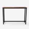 set hoher tisch 140x40  2 hocker küche bar industriell oakwood Auswahl