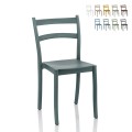 Küchenstuhl aus Polypropylen für Außenbereich, Bar, Restaurant, Garten Cleo Aktion