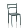 Küchenstuhl aus Polypropylen für Außenbereich, Bar, Restaurant, Garten Cleo 