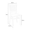 Klassischer Design-Stuhl für Restaurant, Außenbereich, Hochzeit und Zeremonien Divina 