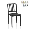Stuhl aus Polypropylen für Küche, Außenbereich, Garten, Bar, Restaurant und Hotel Smart