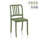 Stuhl aus Polypropylen für Küche, Außenbereich, Garten, Bar, Restaurant, Hotel Smart Verkauf
