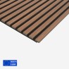 5 x dekorative schallabsorbierende Paneele 120x57cm Wandpaneel Holz Nussbaum K-N Angebot