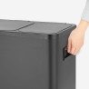 Mülleimer 3 Behälter 24 Liter Mülltrennsystem mit Treteimer Propre L Kosten