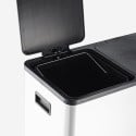 Mülleimer 3 Behälter 42 Liter Mülltrennsystem mit Treteimer Propre XL Eigenschaften