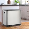 Mülleimer 2 Behälter 60 Liter Mülltrennsystem Treteimer Lindo XL Angebot