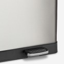 Mülleimer 2 Behälter 60 Liter Mülltrennsystem Treteimer Lindo XL Lagerbestand