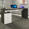 Moderne Büroschreibtisch mit 3 Schubladen 160x60x75cm New Selina Basic Rabatte