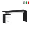 Moderne Büroschreibtisch mit 3 Schubladen 160x60x75cm New Selina Basic Auswahl