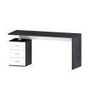 Moderne Büroschreibtisch mit 3 Schubladen 160x60x75cm New Selina Basic 
