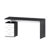 Moderne Büroschreibtisch mit 3 Schubladen 160x60x75cm New Selina Basic 