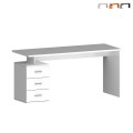 Moderne Büroschreibtisch mit 3 Schubladen 160x60x75cm New Selina Basic Aktion