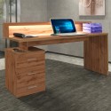 Büroschreibtisch 160x60x90cm, 3 Schubladen mit Aufsatz, New Selina S Plus Katalog