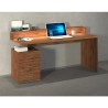Büroschreibtisch 160x60x90cm, 3 Schubladen mit Aufsatz, New Selina S Plus 