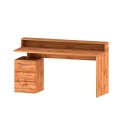 Büroschreibtisch 160x60x90cm, 3 Schubladen mit Aufsatz, New Selina S Plus 