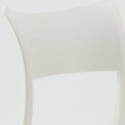 Weiß Rund Tisch und 2 Stühle Farbiges Polypropylen-Innenmastenset Parisienne Long Island 