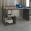 Moderner eleganter Büroschreibtisch mit Aufsatz 140x60x92,5cm Esse 2 Plus Sales