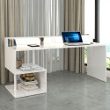 Schreibtisch Büro modernes Design 180x60x92,5cm mit Aufsatz Esse 2 Plus Modell