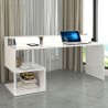 Schreibtisch Büro modernes Design 180x60x92,5cm mit Aufsatz Esse 2 Plus Modell