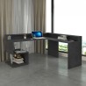 Schreibtisch Haus Büro Design Ecke moderner erhöhter Aufsatz Esse 2 A Plus Sales