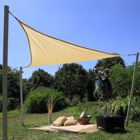 Dreieckiger Sonnenschirm-Schattenvorhang für den Außenbereich Kurt Aktion