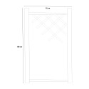 Holzgitter 90x180 für den Außenbereich, Garten Kletterpflanzen Haselnuss Verkauf