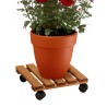 Pflanzentrolley Videl QS 30x30cm aus Holz mit Rollen Verkauf
