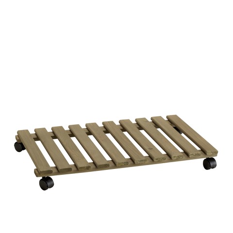 Blumenroller aus Holz mit Rollen 70x40cm Videl R Aktion