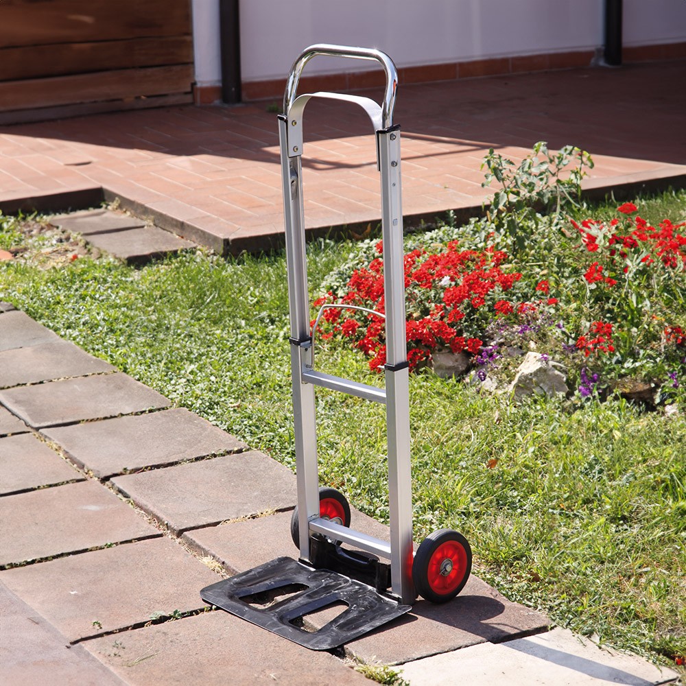Faltbarer Alu-Transportwagen 2 Räder 90 kg Ercolino