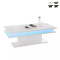 Moderner Couchtisch mit RGB LED-Beleuchtung 100x55cm Little Big Aktion