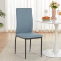 Stuhl aus Stoff für Wohnzimmer Küche oder Restaurant im modernen Stil Gala Lagerbestand