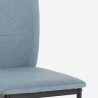 Stuhl aus Stoff für Wohnzimmer Küche oder Restaurant im modernen Stil Gala 