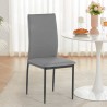 Stuhl aus Stoff für Wohnzimmer Küche oder Restaurant im modernen Stil Gala Modell