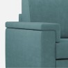 2-Sitzer Sofa mit abnehmbarem Stoff im modernen Stil Marrak 120 