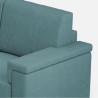 2-Sitzer Sofa mit abnehmbarem Stoff im modernen Stil Marrak 120 