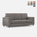 3-Sitzer-Sofa mit Stoffbezug 208 cm modernem Stil Wohnzimmer Marrak 180 Aktion