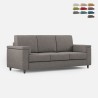 3-Sitzer-Sofa mit Stoffbezug 208 cm modernem Stil Wohnzimmer Marrak 180 Aktion