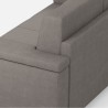 3-Sitzer-Sofa mit Stoffbezug 208 cm modernem Stil Wohnzimmer Marrak 180 