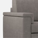 3-Sitzer-Sofa mit Stoffbezug 208 cm modernem Stil Wohnzimmer Marrak 180 