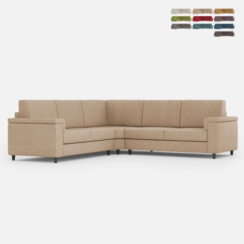 Ecksofa aus Stoff, 5-Sitzer, 246x246cm, moderner Stil, Marrak 14AG Aktion
